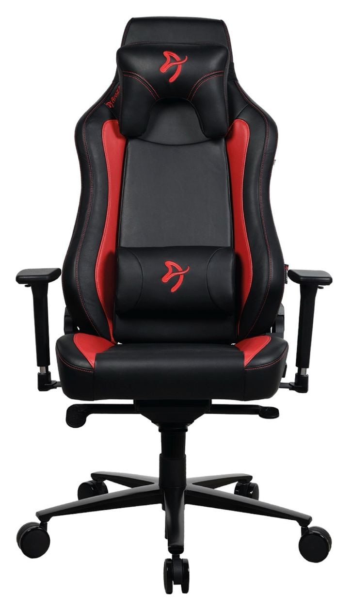 Vernazza SoftPU Gamingstuhl bis 145 kg (Schwarz/Rot) 