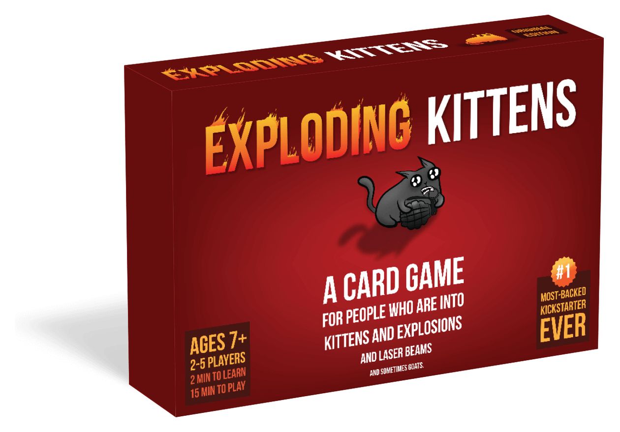 Exploding Kittens Kartenspiel bis zu 5 Spielern ab 7 Jahr(e) 