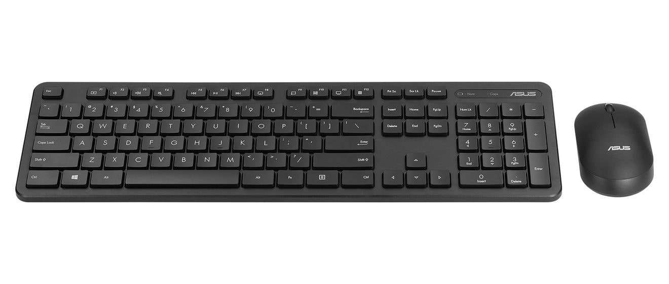 CW100 Universal Tastatur RF kabellos + USB 2.4 GHz  (Schwarz) 
