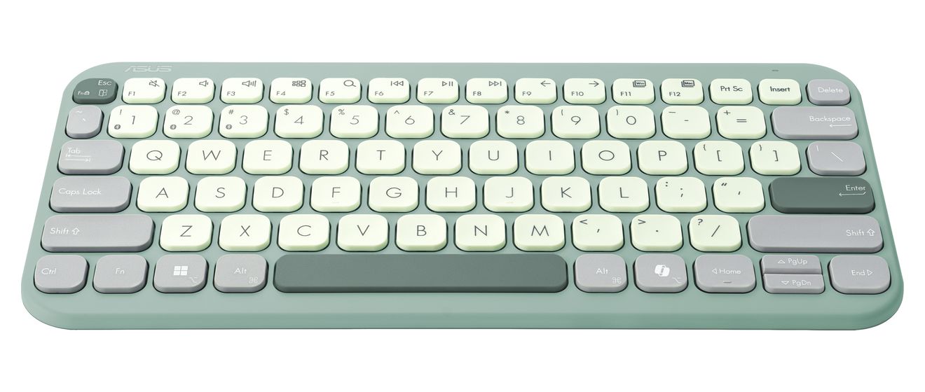 KW100 Home Tastatur Bluetooth  (Grün, Hellgrün) 
