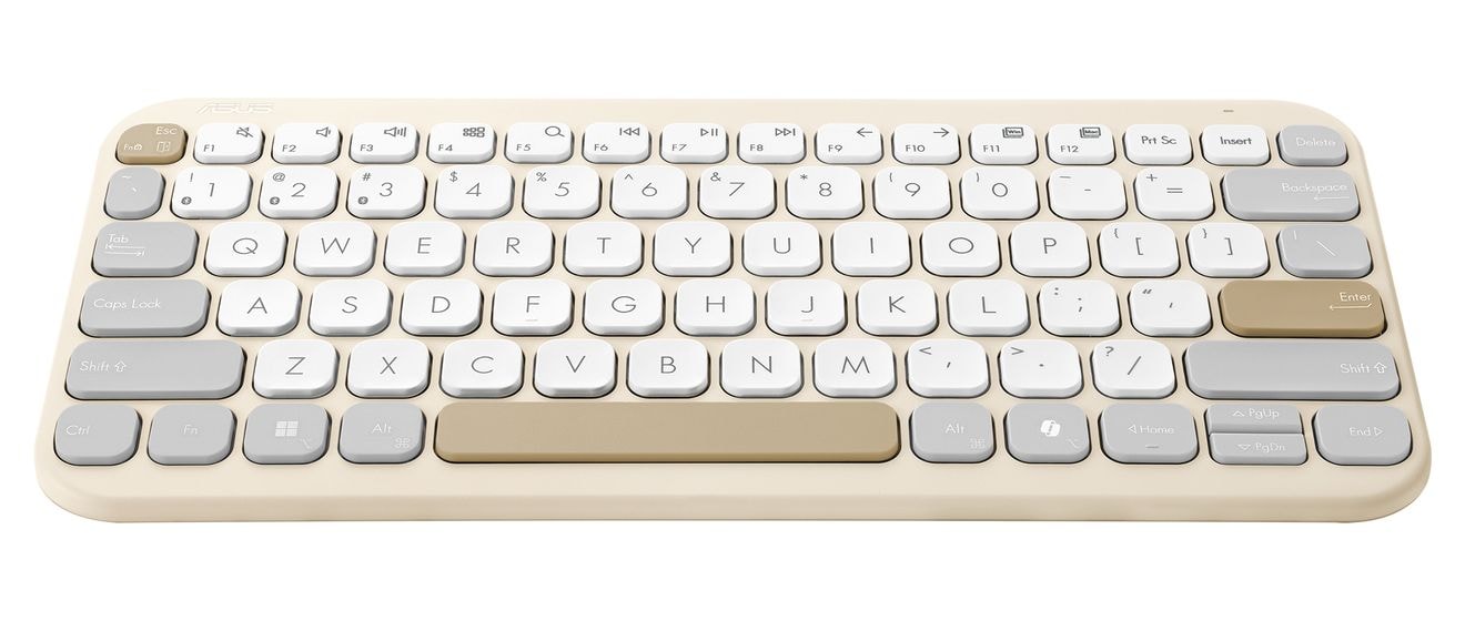 KW100 Home Tastatur Bluetooth  (Beige, Grau, Weiß) 