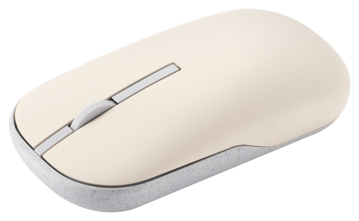 Marshmallow Mouse MD100 1600 DPI Büro Maus Optisch  (Beige, Grün) 
