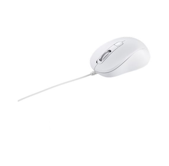 MU101C 3200 DPI Büro Maus Optisch  (Weiß) 