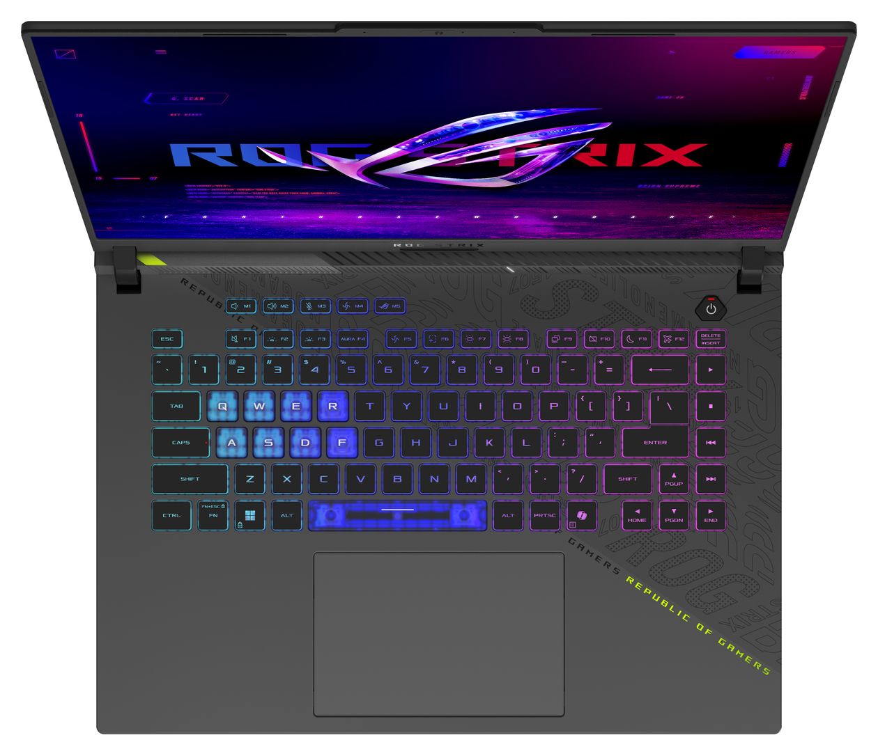 ROG Strix G G614PW-TS092W WQXGA Notebook 40,6 cm (16 Zoll) 2560 x 1600 Pixel 32 GB Ram 1 TB SSD Windows 11 Home AMD Ryzen 9 max. 5,3 GHz NVIDIA GeForce RTX 5080  (Grau) 