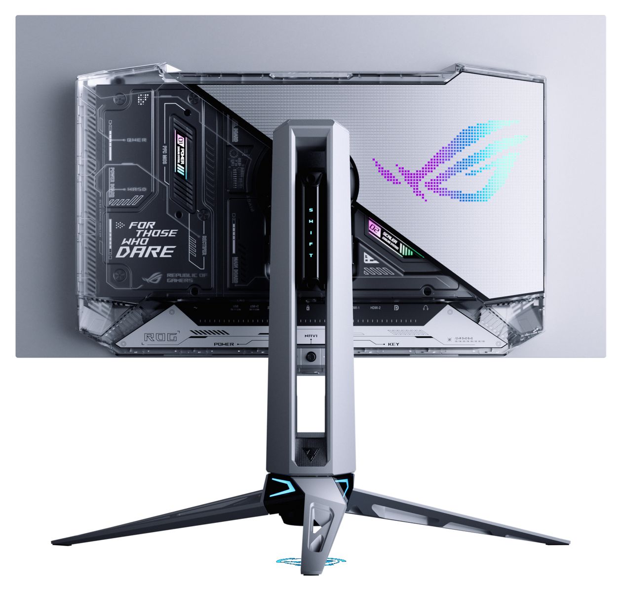 ROG Swift OLED PG27AQWP-W Quad HD Monitor 67,3 cm (26.5 Zoll) 16:9 0,02 ms  (Silber) 