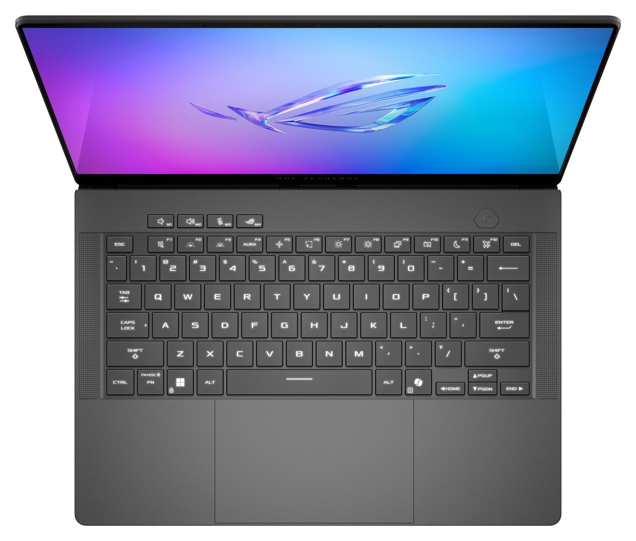 ROG Zephyrus G14 GA403UM-QS016W 2K Ultra HD Notebook 35,6 cm (14 Zoll) 2880 x 1800 Pixel 1 TB SSD Windows 11 Home AMD Ryzen 9 max. 5,2 GHz  (Grau) 