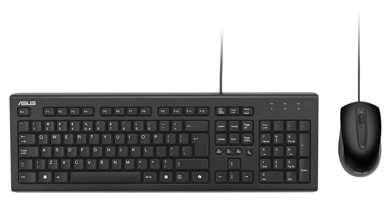U2000 Universal Tastatur USB  (Schwarz) 
