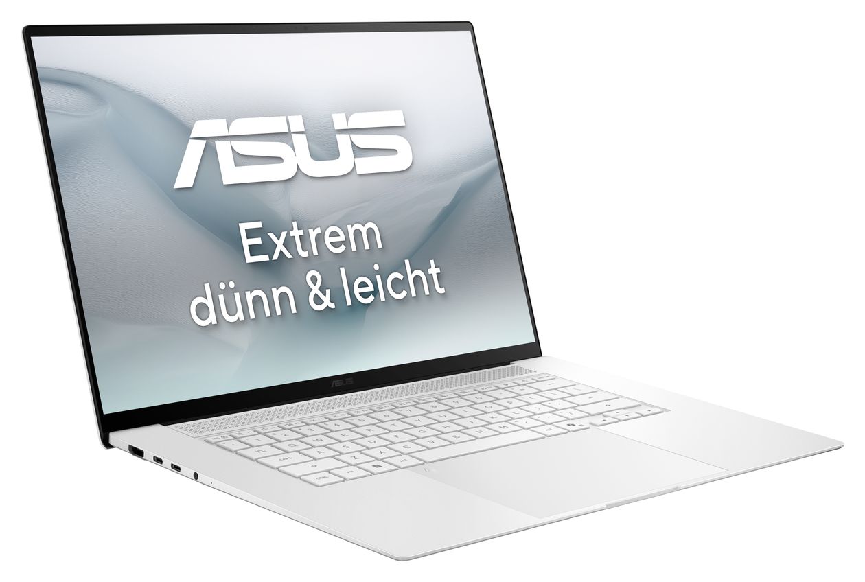 Zenbook S16 UM5606GA-SR681W Copilot+ PC WQXGA+ Notebook 40,6 cm (16 Zoll) 2880 x 1800 Pixel 32 GB Ram 1 TB SSD Windows 11 Home AMD Ryzen 9 max. 5 GHz  (Weiß) 