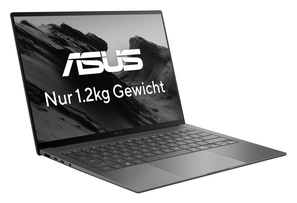 Zenbook S14 UX5406AA-SU531W Copilot+ PC WQXGA+ Notebook 35,6 cm (14 Zoll) 2880 x 1800 Pixel 32 GB Ram 1 TB SSD Windows 11 Home Intel Core Ultra 9 max. 4,9 GHz  (Grau) 