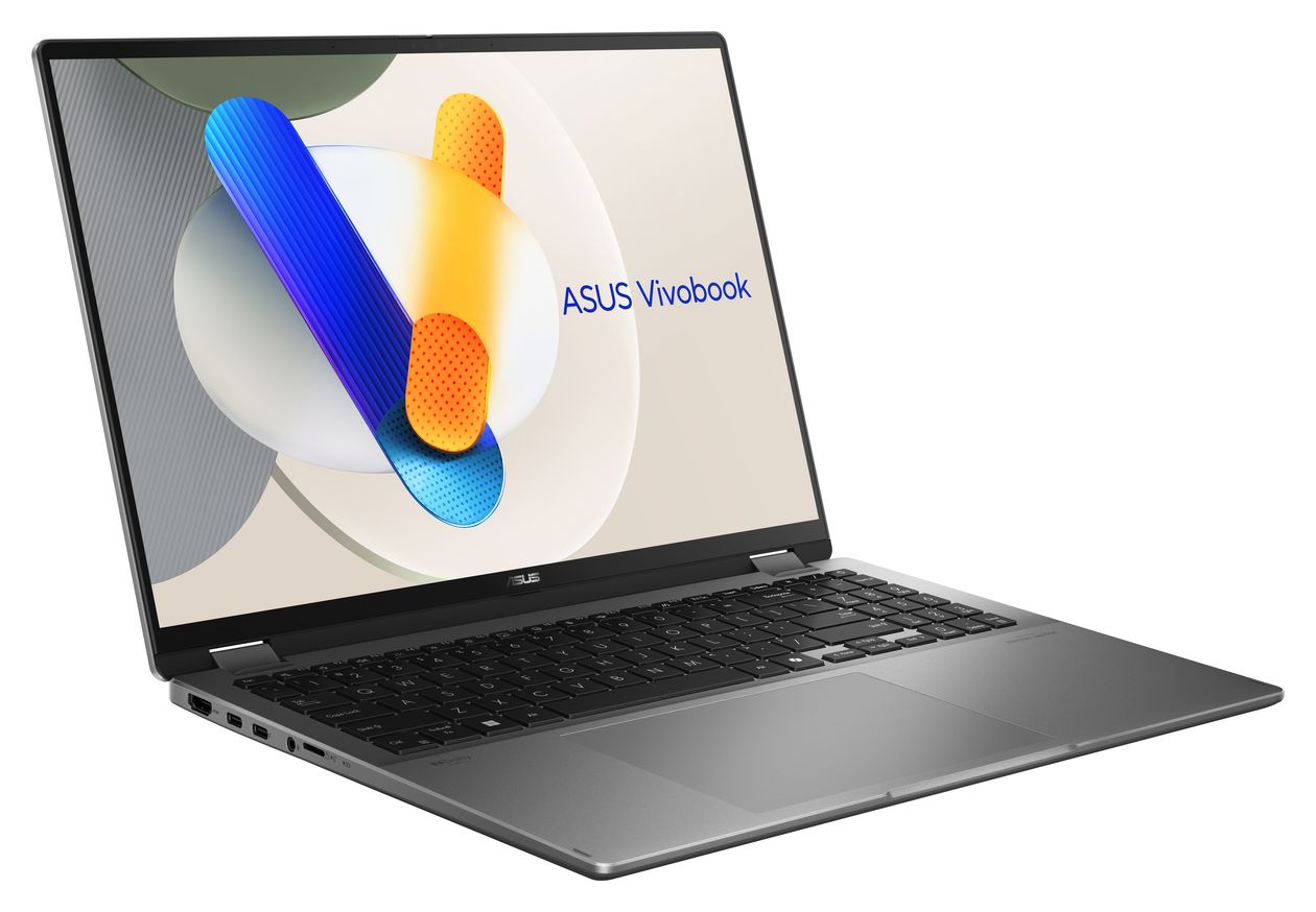Vivobook Flip TP3607SA-SI716W Copilot+ PC WUXGA Notebook 40,6 cm (16 Zoll) 1920 x 1200 Pixel 512 GB SSD Windows 11 Home Intel Core Ultra 7 max. 4,8 GHz  (Grau) 