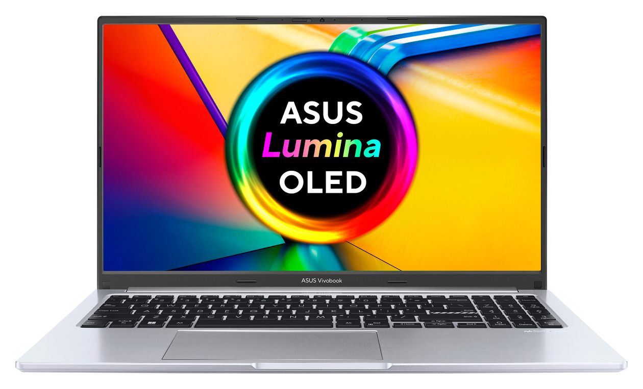 Vivobook OLED X1505VA-MA921 3K Notebook 39,6 cm (15.6 Zoll) 2880 x 1620 Pixel 8 GB Ram 512 GB SSD Intel® Core™ i9 max. 5,4 GHz  (Silber) 