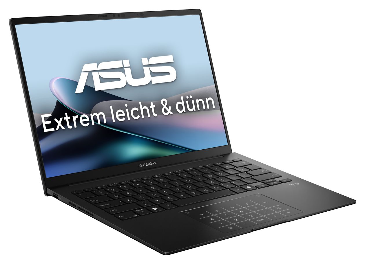 Zenbook UM3406KA-QD041W WUXGA Notebook 35,6 cm (14 Zoll) 1920 x 1200 Pixel 512 GB SSD Windows 11 Home AMD Ryzen 5 max. 4,8 GHz  (Schwarz) 