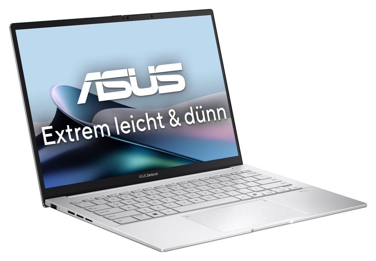 Zenbook UX3405CA-PZ092X WQXGA+ Notebook 35,6 cm (14 Zoll) 2880 x 1800 Pixel 1 TB SSD Windows 11 Pro Intel Core Ultra 9 max. 5,4 GHz  (Silber) 