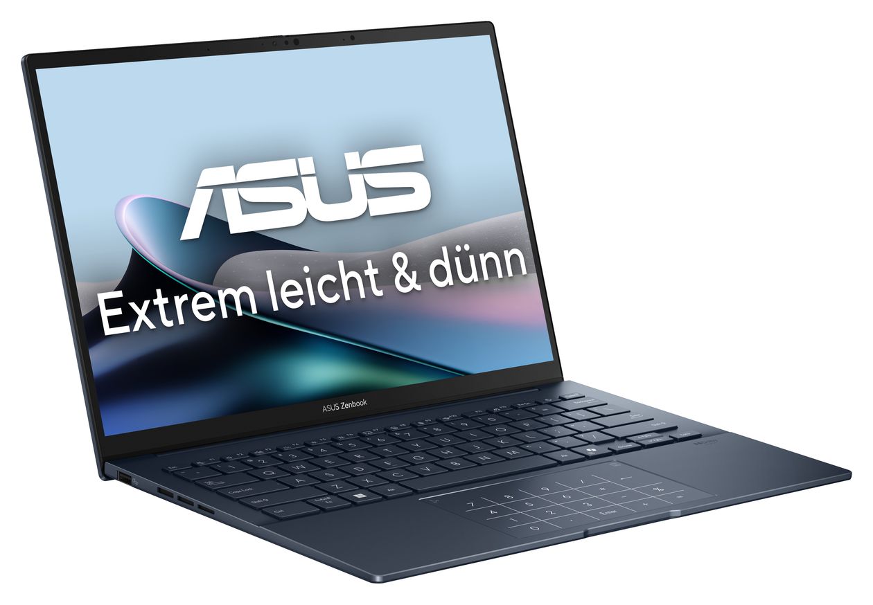 Zenbook UX3405CA-QL205W WUXGA Notebook 35,6 cm (14 Zoll) 1920 x 1200 Pixel 32 GB Ram 1 TB SSD Windows 11 Home Intel Core Ultra 9 max. 5,4 GHz  (Blau) 