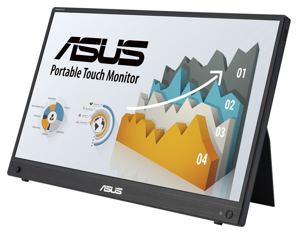 ZenScreen Touch MB16AHT Full HD Monitor 39,6 cm (15.6 Zoll) 16:9 5 ms 250 cd/m²  (Schwarz) 