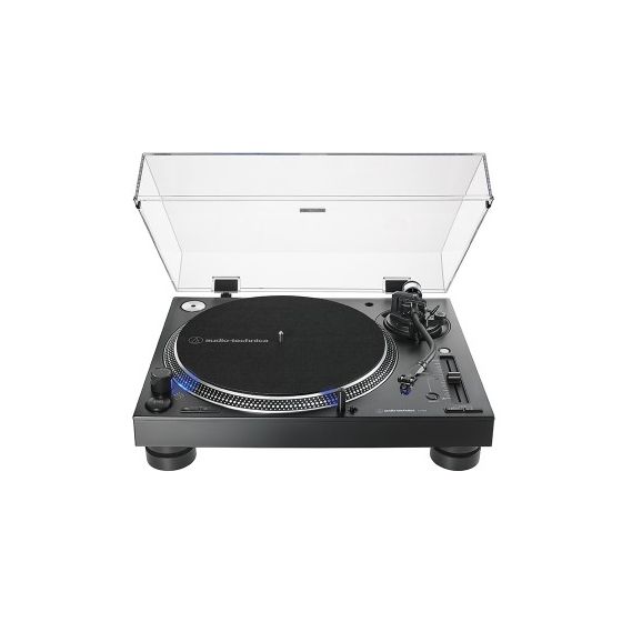 AT-LP140XPBK Direkt angetriebener DJ-Plattenspieler  (Schwarz) 