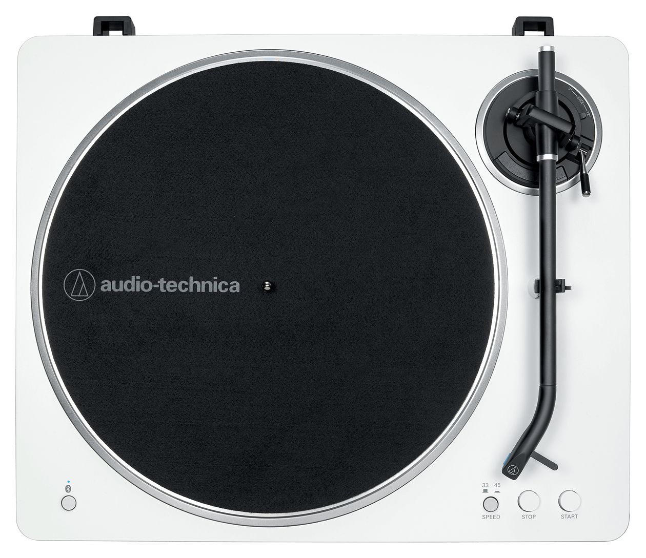 AT-LP70XBT Audio-Plattenspieler mit Riemenantrieb  (Silber, Weiß) 