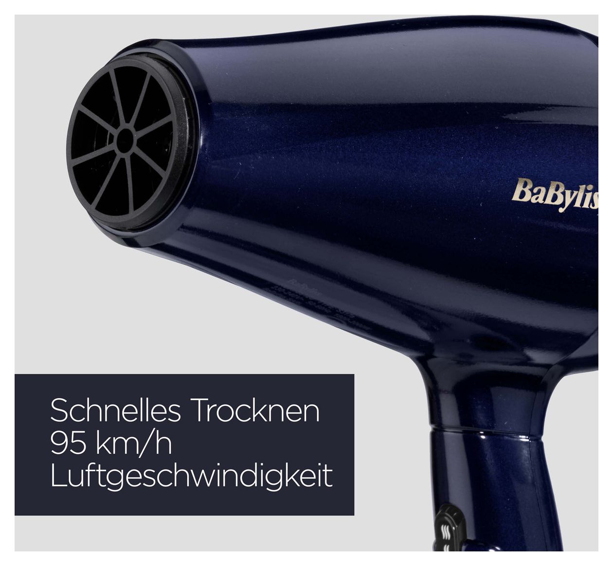 5911E Black Onyx Haartrockner 2000 W  (Schwarz, Gold) 
