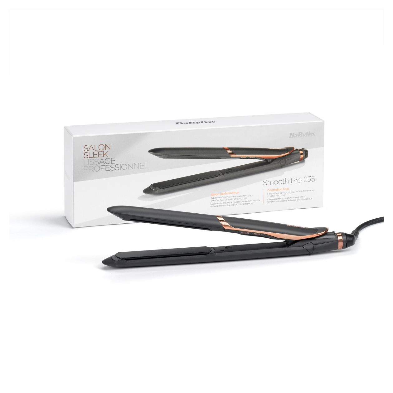 ST394E Smooth Pro 235 Haarglätter 42 W  (Schwarz) 