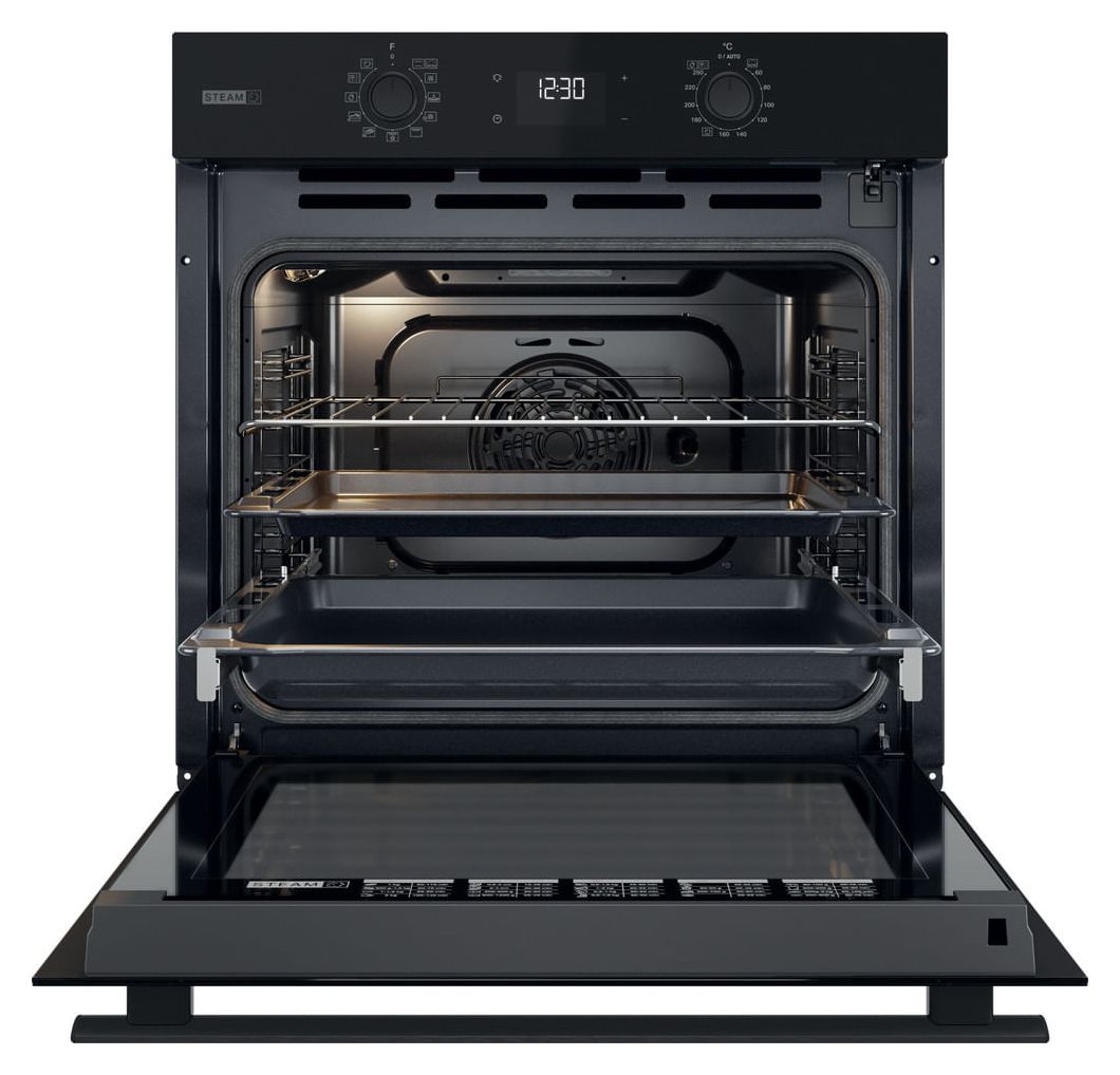 BBA2S85PU1K Einbaubackofen groß Dampfgaren AutoClean 