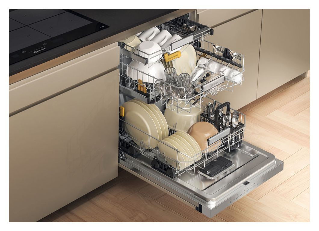 BKSV1PBM 60 cm Geschirrspüler teilintegriert (ohne Front) Sehr leise 15 Maßgedecke aquaStop Funktion ActiveDry 