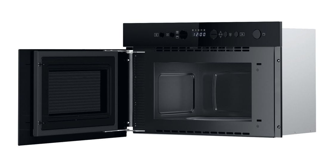 BMN14BK Einbau-Mikrowelle 750 W Größe: mittel 4 Stufen Grill (Schwarz) 