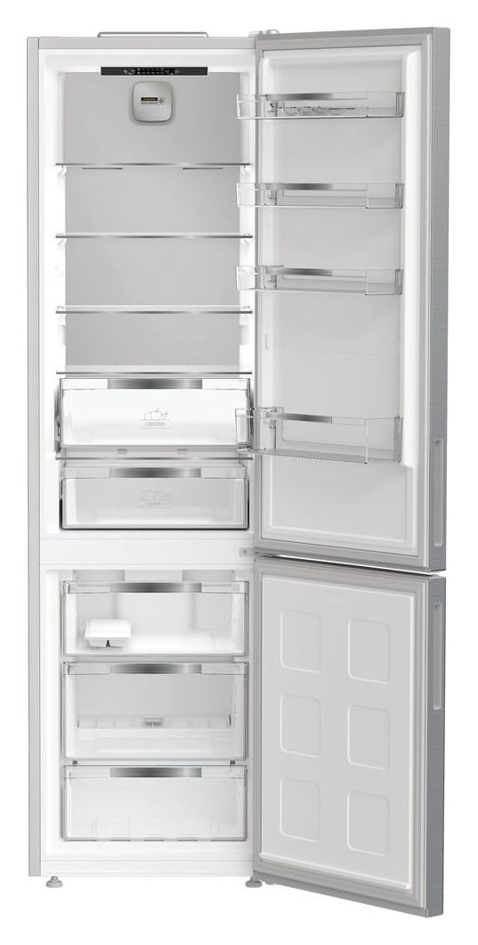 KGDNF203A 249 l / 106 l Kühl-Gefrierkombi freistehend NoFrost 112 kWh Jahr  (Edelstahl) 