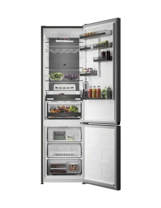 KGDNF20AMDBL 297 l / 118 l Kühl-Gefrierkombi freistehend NoFrost 118 kWh Jahr  (Schwarz) 