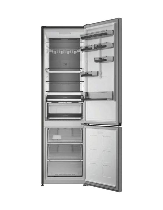 KGDNF20AMDIN 297 l / 118 l Kühl-Gefrierkombi freistehend NoFrost 118 kWh Jahr  (Edelstahl) 