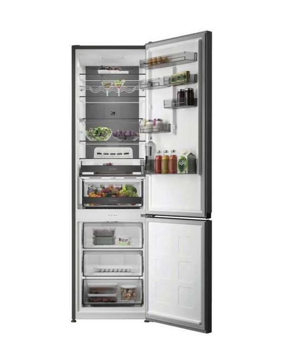 KGDNF20CDBL 297 l / 118 l Kühl-Gefrierkombi freistehend NoFrost 214 kWh Jahr  (Edelstahl) 