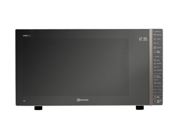 MW304M Standgeräte Solo 900 W Größe: groß 7 Stufen Dampfgaren Grill  (Grau, Spiegel) 
