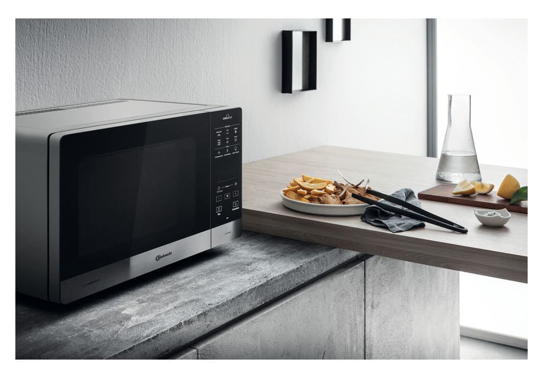 MW45SL Standgeräte Solo 800 W Größe: mittel 6 Stufen Grill  (Schwarz, Silber) 