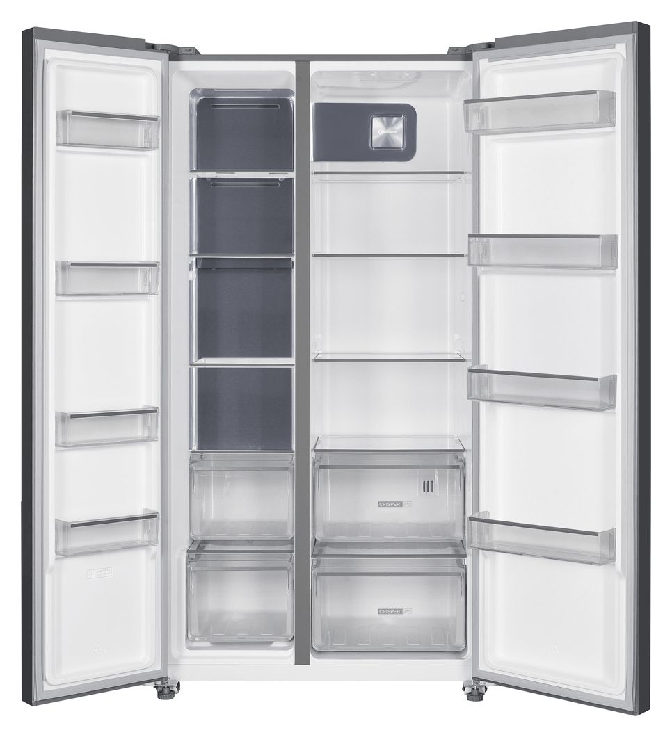 SBSC90BL Side-by-Side Kühl-/ Gefrierkombination 347 l / 185 l 200 kWh NoFrost 1770 mm x 910 mm  (Schwarz) 