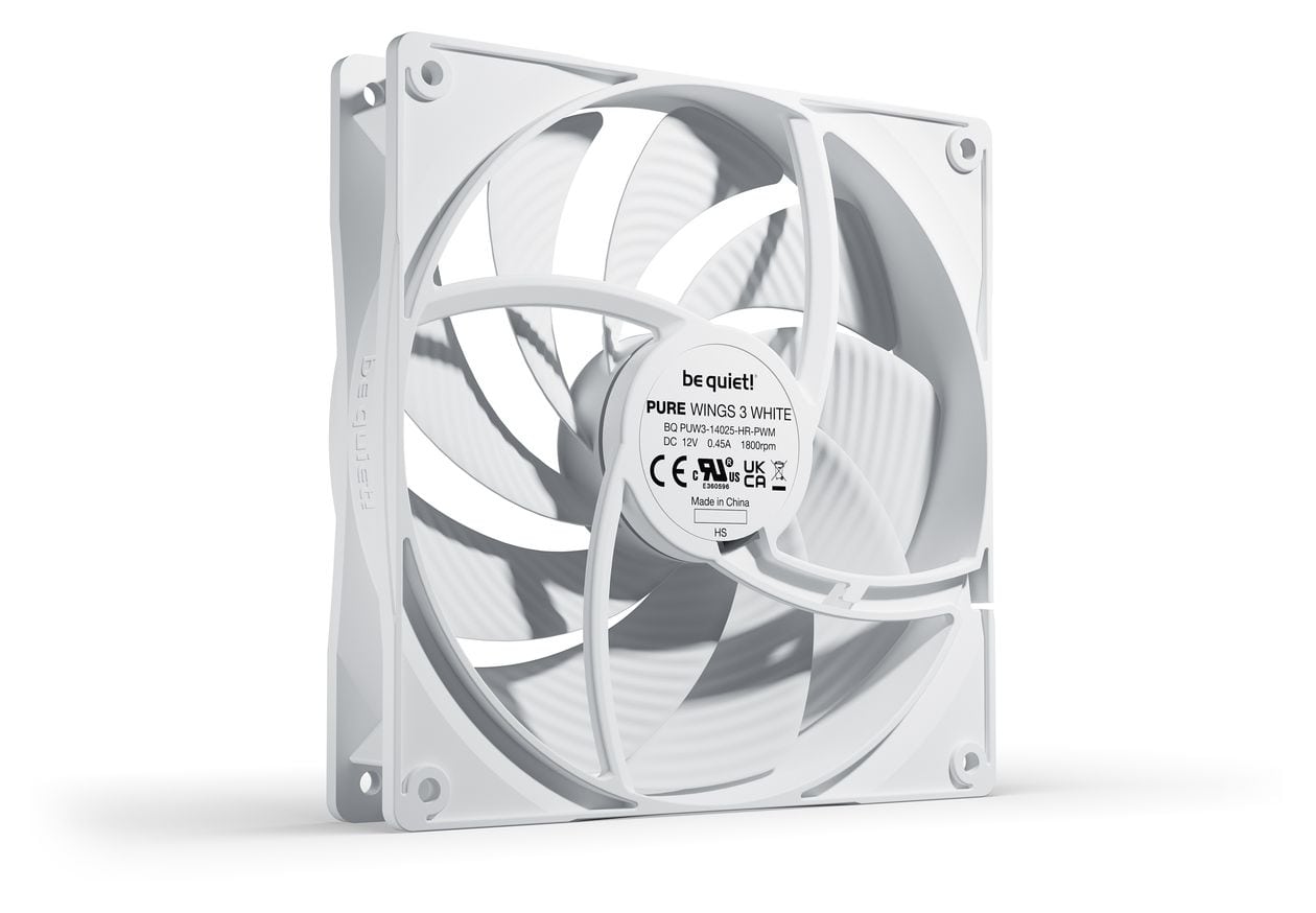 Pure Wings 3 140mm PWM high-speed White 