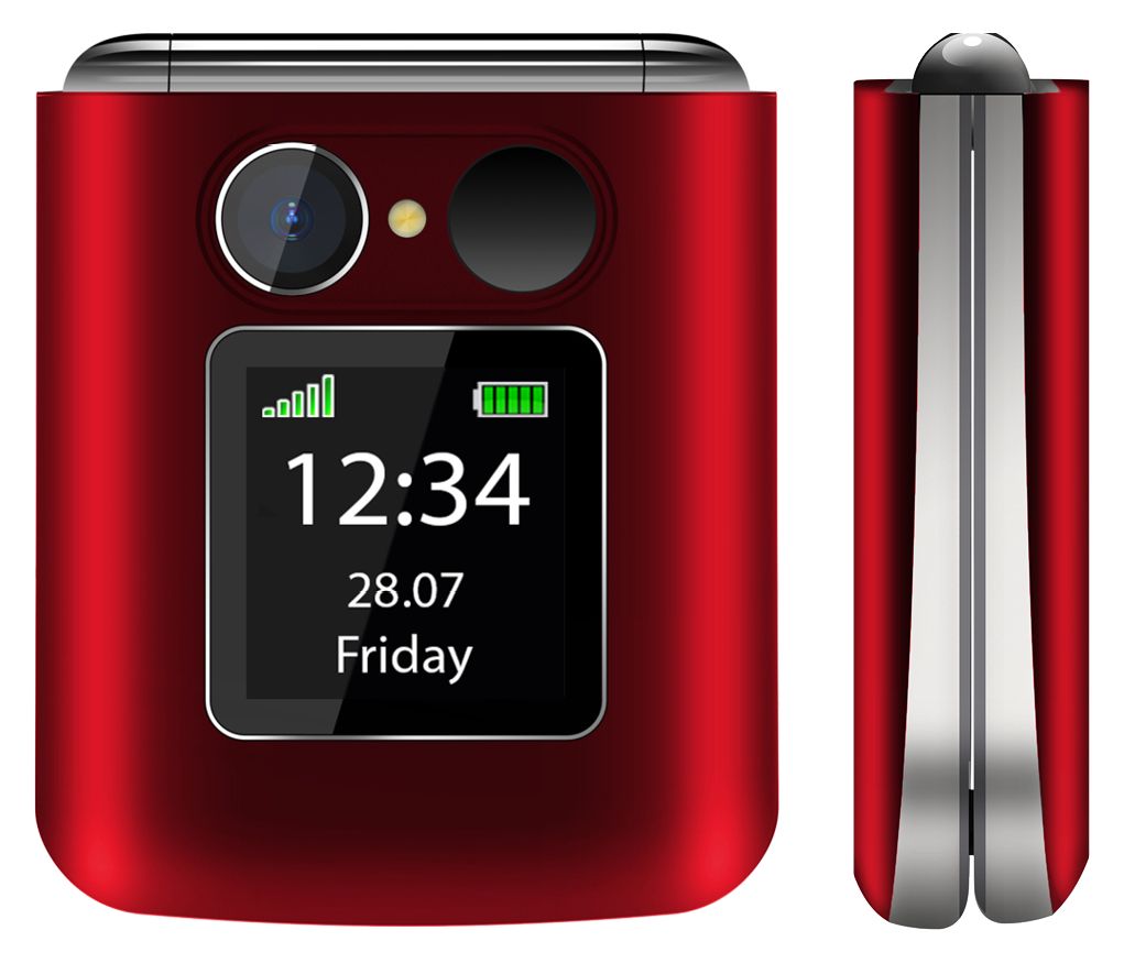 Fold 10 4G Smartphone 5,59 cm (2.2 Zoll) Single SIM  (Schwarz, Rot) 