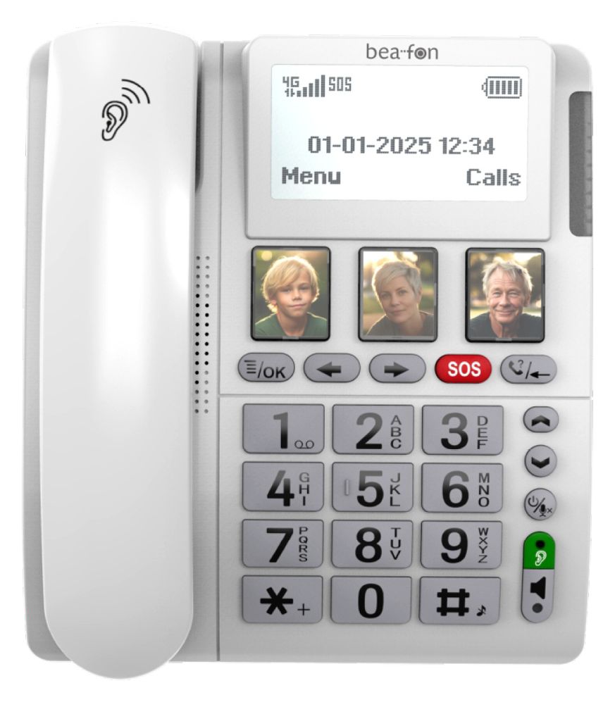 ML10 LTE Analoges Telefon  (Weiß) 