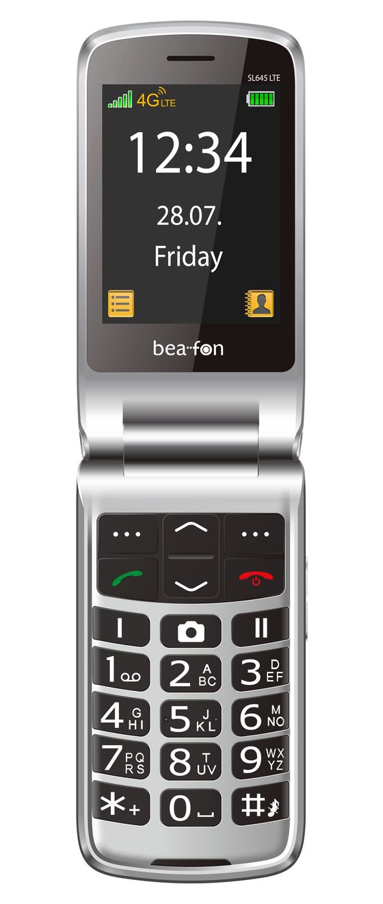 SL645 4G Smartphone 7,11 cm (2.8 Zoll) 1,3 MP Single SIM  (Schwarz, Silber) 