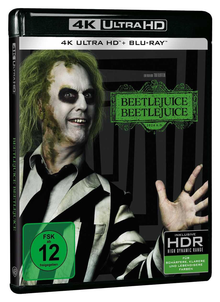 Beetlejuice Beetlejuice (4K Ultra HD BLU-RAY + BLU-RAY) 