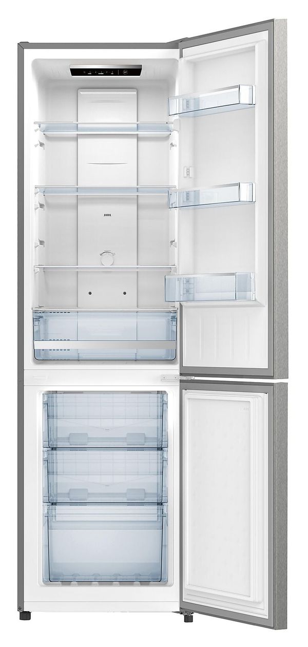 B3RCNO255XB 180 l / 70 l Kühl-Gefrierkombi freistehend NoFrost 174 kWh Jahr  (Edelstahl) 
