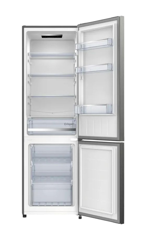 B3RCSO255XB 187 l / 75 l Kühl-Gefrierkombi freistehend 174 kWh Jahr  (Edelstahl) 