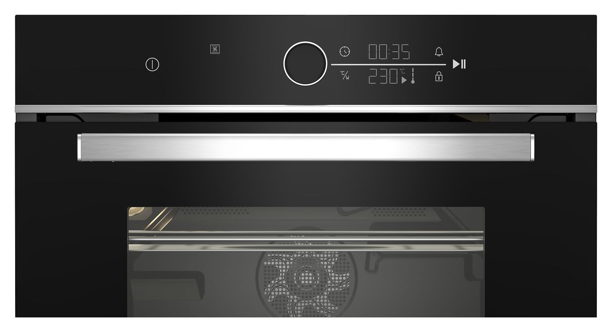 BBCW13401X Einbaubackofen 48 l Mikrowelle 