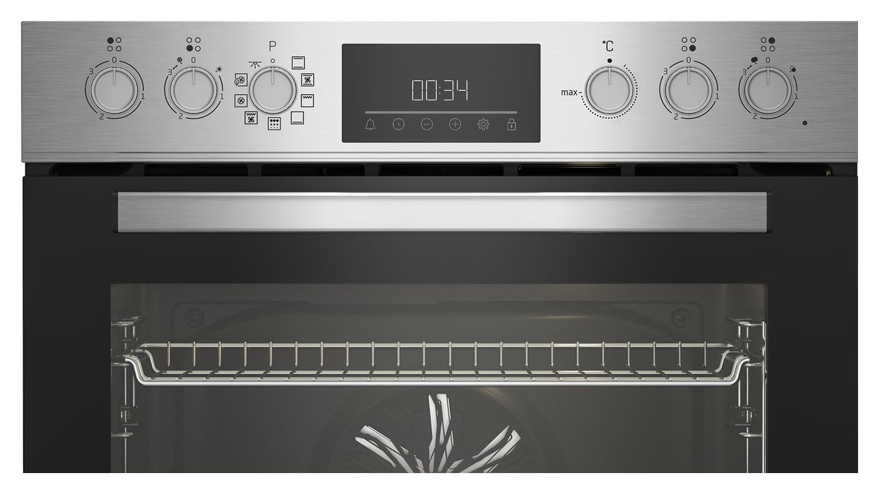 BBUM12320XFP Herdset groß AutoClean SteamShine mit Glaskeramik Kochfeld 