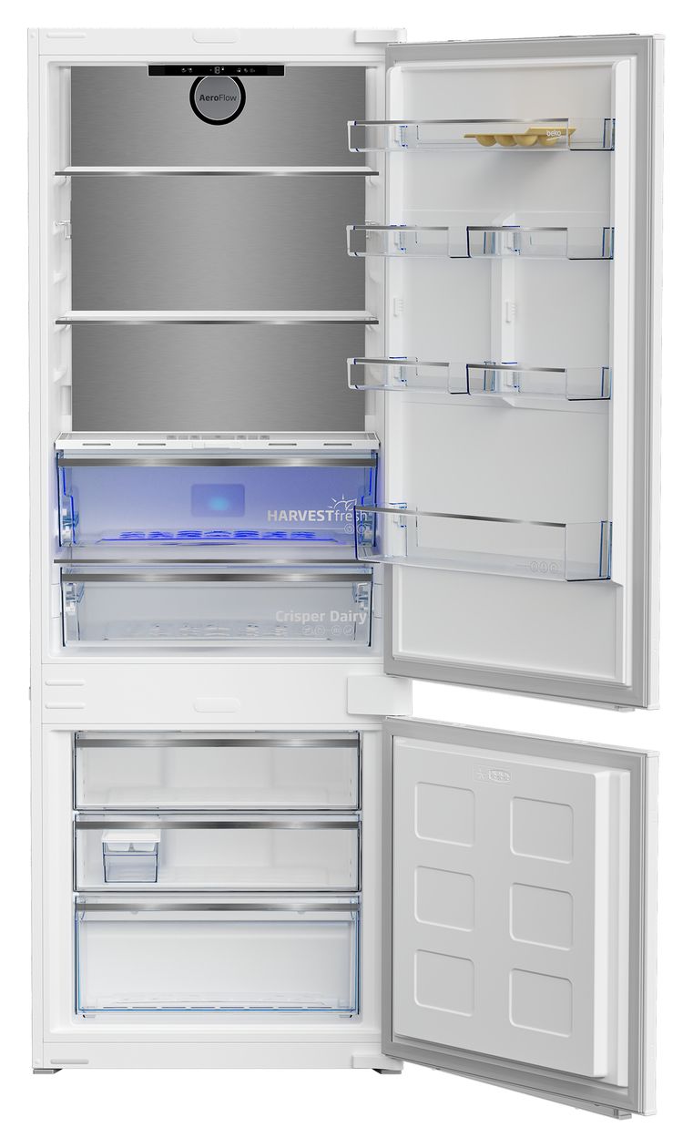 BCNE400E50SHN1 280 l / 90 l Einbau Kühl-/Gefrierkombination 198 kWh NoFrost 