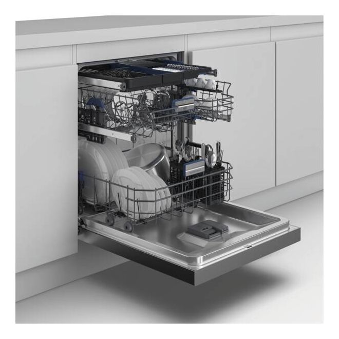 BDDN36550XP 60 cm Geschirrspüler unterbaufähig Sehr leise 15 Maßgedecke 