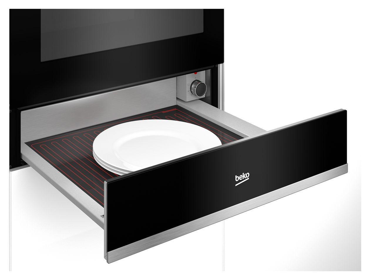 BDRW11400FX Wärmeschublade 30 - 80 °C (Schwarz) 