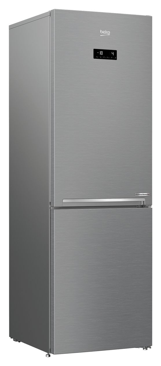 RCNA366E60XBN 215 l / 109 l Kühl-Gefrierkombi freistehend NoFrost 166 kWh Jahr  (Metallisch) 