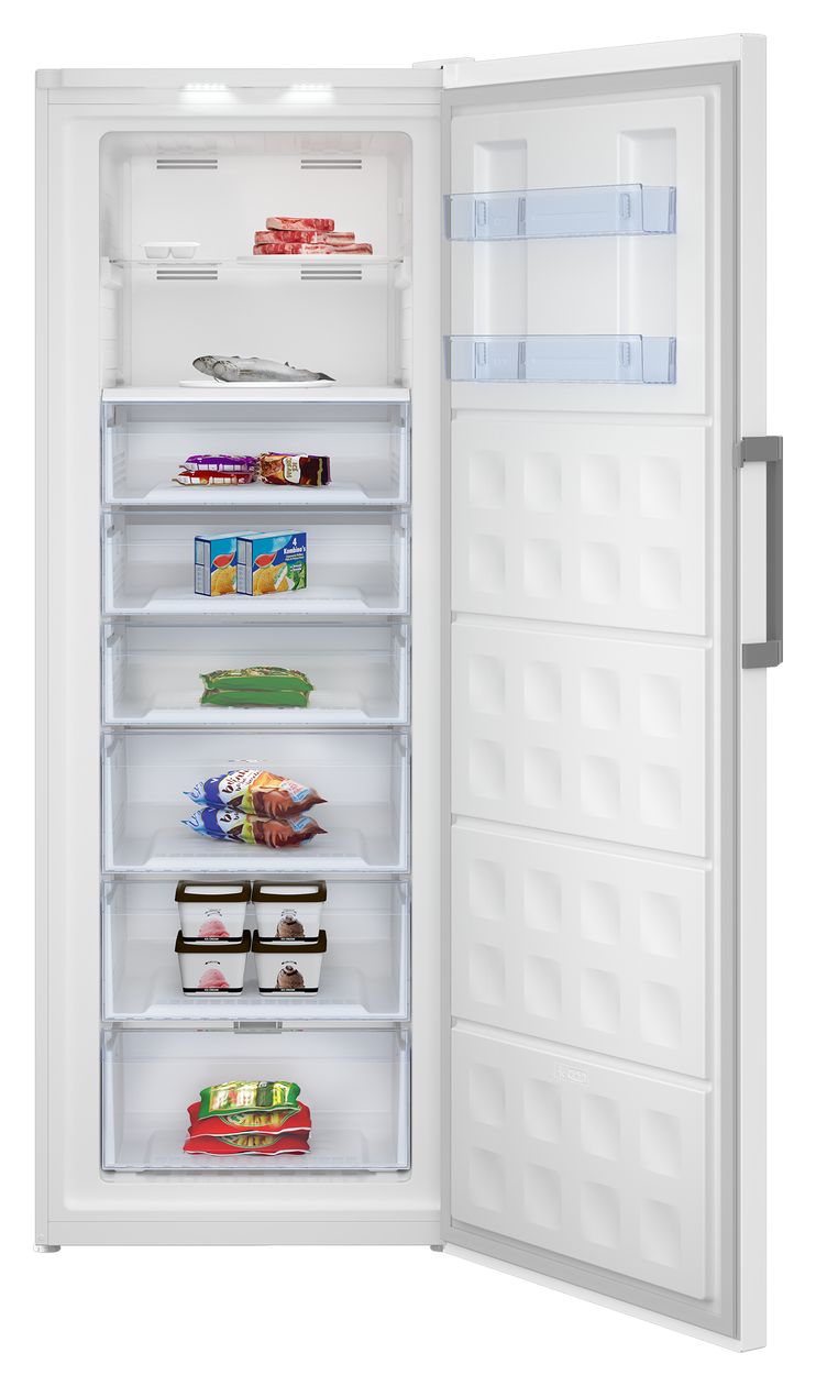 RFNE448E55W 404 l Gefrierschrank 187 kWh Jahr NoFrost  (Weiß) 