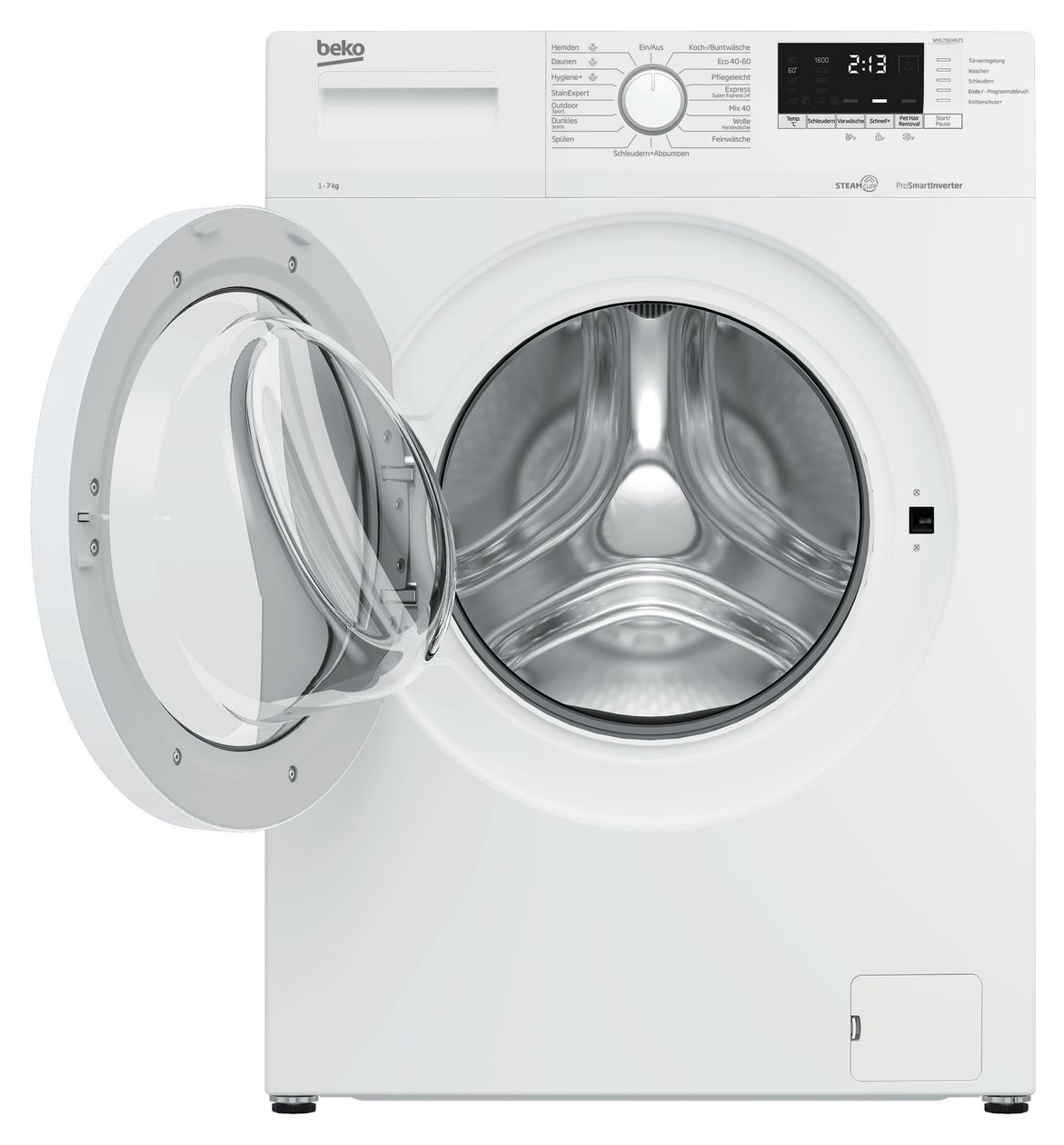 WML71634ST1 7 kg Frontlader Waschmaschine 1600 U/min AutoClean 