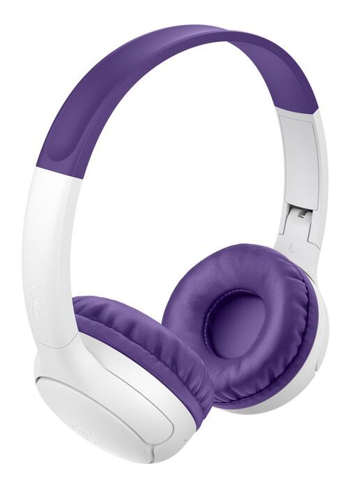 SoundForm Mini 2 On-Ear Bluetooth Kopfhörer kabelgebunden/kabellos  (Weiß, Violett) 