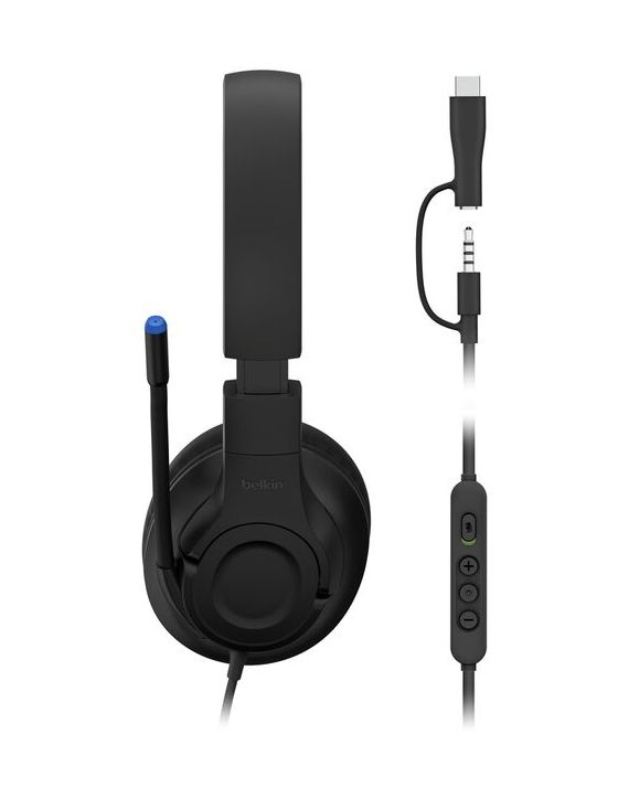 Inspire Kinder Over Ear Kopfhörer Kabelgebunden  (Schwarz) 